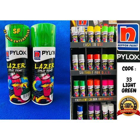 Nippon Paint Pylox Lazer Cc Spray Paint Solid Colours Multiple