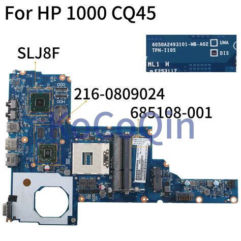 KoCoQin placa base para ordenador portátil para HP 1000 CQ45 450