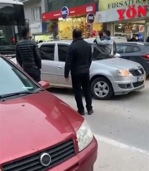 Bursa da yol verme kavgası Bursa Hakimiyet