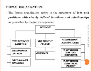 2. formal and informal organization | PPT