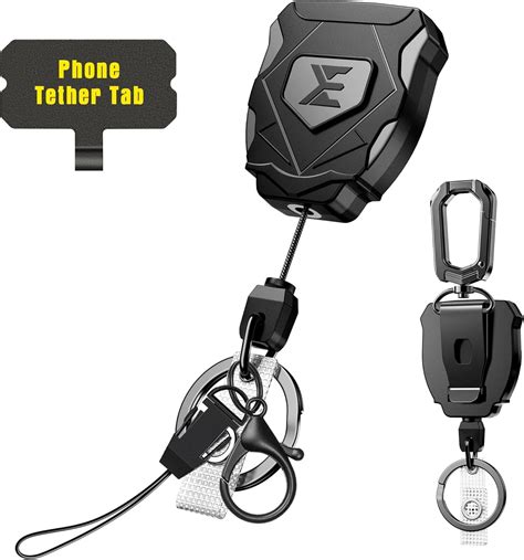 Amazon ELV Heavy Duty Retractable Keychain With Belt Clip And