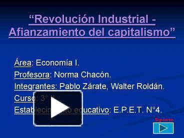 Ppt Revolucin Industrial Afianzamiento Del Capitalismo Powerpoint