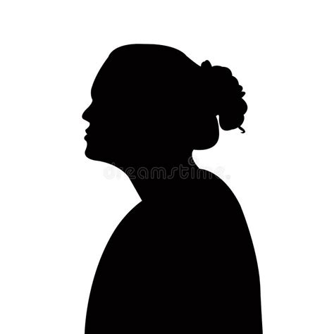 Vector De Silueta De Cabeza De Mujer Ilustración Del Vector