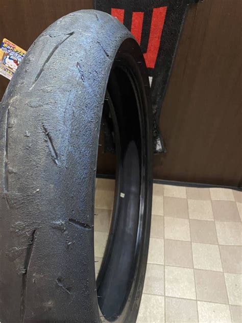 Yahoo オークション 中古MCタイヤ DUNLOP SPORTMAX α 14 110 70R17