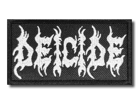 Deicide Metal Band Embroidered Patch Etsy