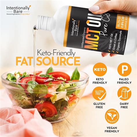 Intentionally Bare Pure C Aceite Org Nico Mct Keto Paleo Vegano