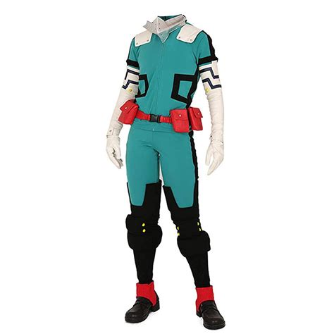 Buy Midoriya Izuku Jumpsuit Cosplay Costume Anime Mha Series Outfit