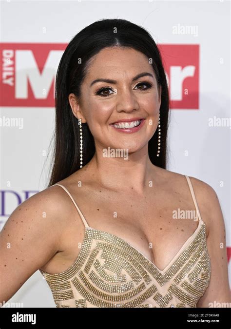 London Uk October 8th 2023 Laura Tobin Arriving At The Pride Of Britain Awards 2023