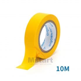 Nastro Isolante Giallo In Pvc Rotoli Da 10 15 20 25 Metri Aigostar