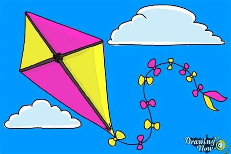 Kite Drawing For Kids