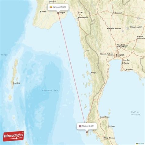 Direct Flights From Yangon To Phuket Rgn To Hkt Non Stop