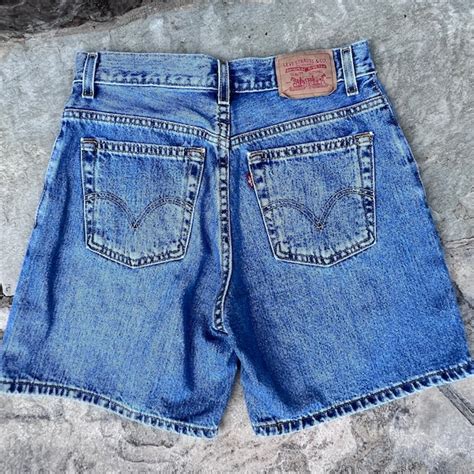 High Waisted Levis Shorts Etsy