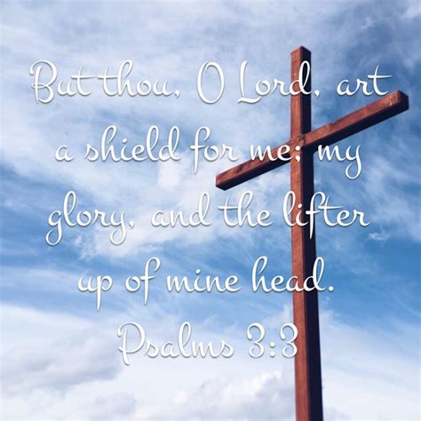 Psalm But Thou O Lord Art A Shield For Me My Glory And The