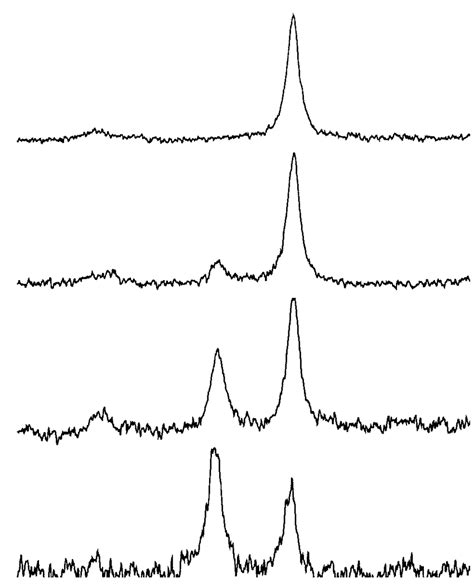 13 C MAS NMR Spectra Measured Under Conditions Of A Stepwise Increase