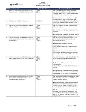 Fillable Online Dbhds Virginia Quality Services Review Assessment Fax