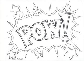 Comic Strip Coloring Pages