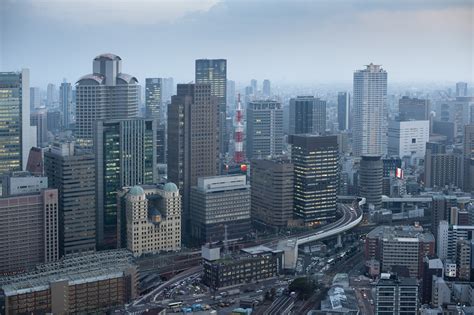 osaka cityscape  stockarch  stock photo archive
