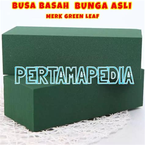 Jual FLORAL FOAM BASAH BUSA HIJAU BASAH GABUS BUNGA HIDUP OASIS