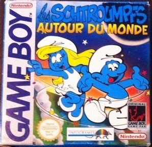 Boxarts Du Jeu Schtroumpfs Les Autour Du Monde Sur Nintendo Game Boy