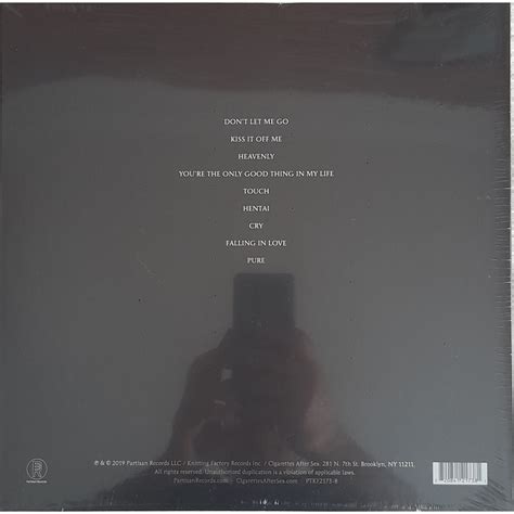 CIGARETTES AFTER SEX Cry Limited Deluxe Edition Includes Lyric Book