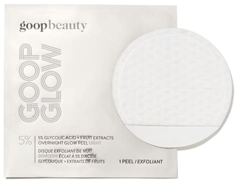 Goop Beauty Goopglow Glycolic Acid Overnight Glow Peel Light Goop