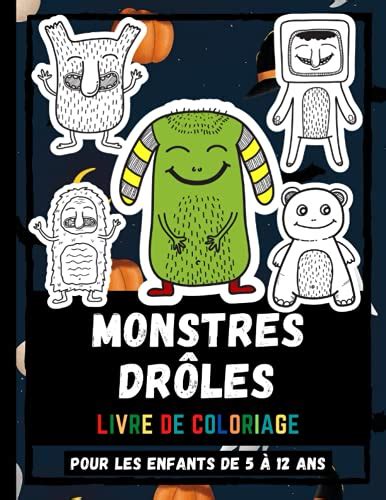 Monstres Dr Les Livre De Coloriage Pour Les Enfants De Ans