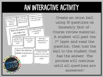 Geometry Review Activity End Of Course By Generally Geometry Tpt