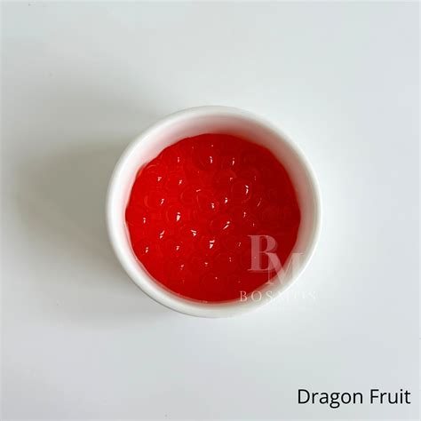 Dragon Fruit Popping Boba Special Flavor Bosmos International