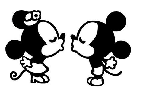 Chikis On Twitter Mickey And Minnie Kissing Mickey Mouse Mickey