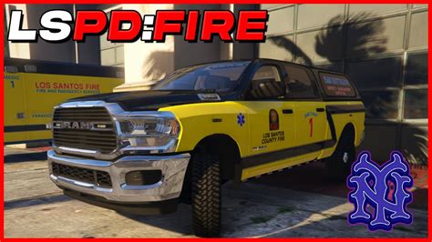 LSPDFR 133 INDUSTRIAL FIRE EMS Battalion Chief Patrol YouTube