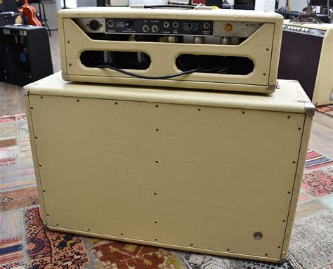 1963 Fender Bandmaster Head And Cabinet Blonde 2x12 Original Reverb