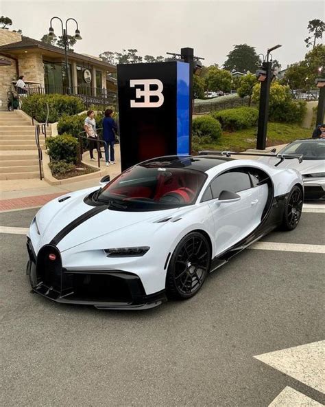 BUGATTI on Instagram: "Chiron Pur Sport finished in Quartz White over a ...