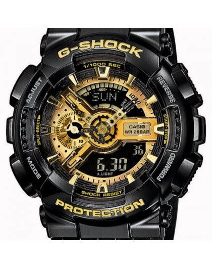 Casio G Shock Montre Homme Résine Noire Ga 110gb 1aer