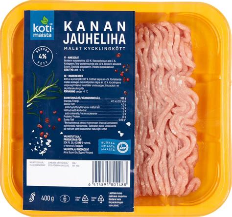 Kotimaista Kanan Jauheliha 4 400 G S Kaupat Ruoan Verkkokauppa