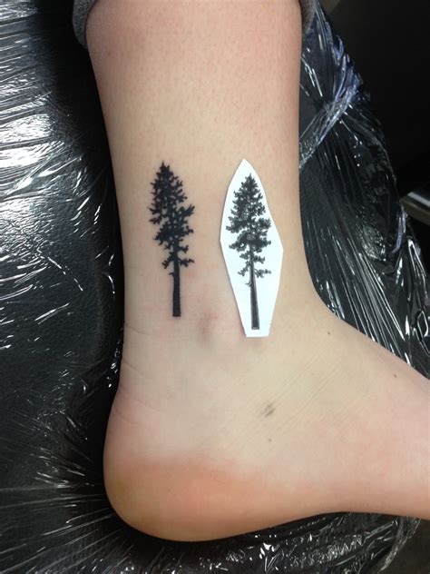 Girlfriend's first tattoo! Ponderosa pine tree by Leland at Pigments ...