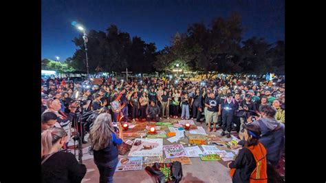 Protesta Ecologista Con El Lema Sin Mia No Hay V A Contra Proyecto