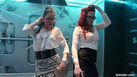 Three Sex Appeal Chicks Are Dancing Under The Shower In One Night Club AnySex Video