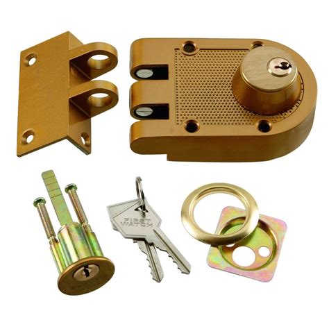 First Watch Security Polished Brass Double Cylinder Interlocking Door