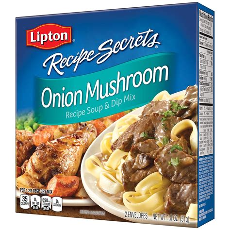 Lipton Recipe Secrets Soup And Dip Mix Onion Mushroom 18