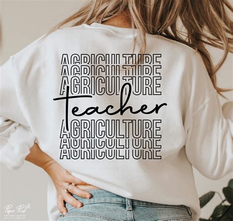 Agriculture Teacher Svg Ag Teacher Svg T For Teacher Etsy