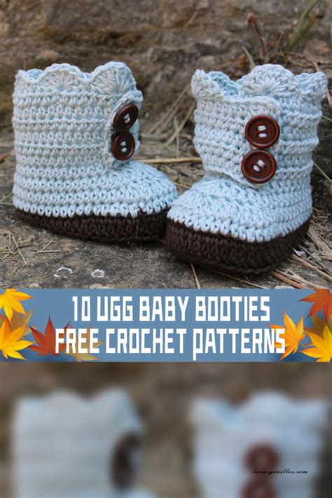 10 Ugg Baby Booties Crochet Patterns Free