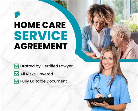 Home Care Service Agreement By Professional Lawyer Fully Editable Digital Download Word