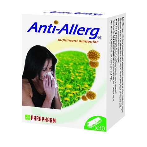 Anti Allerg 30 Capsule Parapharm Dr Max Farmacie