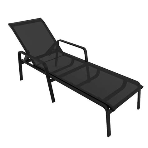 Espregui Adeira Para Piscina Summer Alum Nio Preto Tela Sling