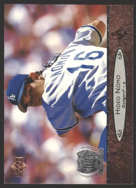 Hideo Nomo Upper Deck Los Angeles Dodgers Aw Eur