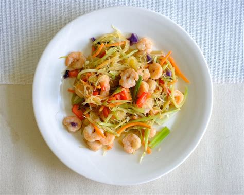 Stir Fry Shrimp With Spaghetti Squash Prepyoself