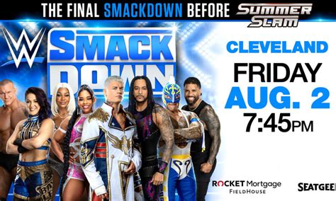 Cartelera Anunciada Para WWE SmackDown Del 2 De Agosto 2024 En Vivo