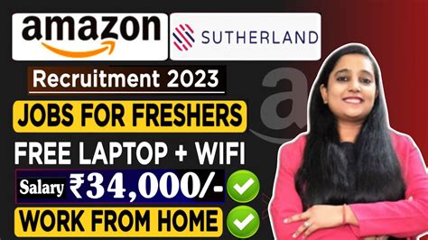 Amazon Recruitment 2023 Sutherland Jobs Work From Home Jobs Freshers Job Vacancy 2023