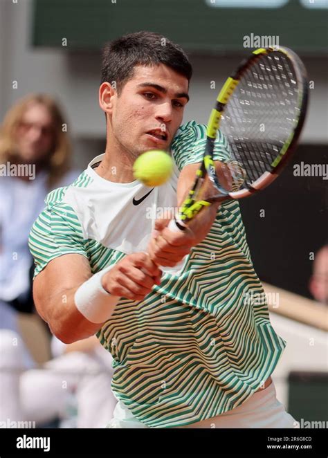 Paris France Th June Top Seeded Carlos Alcaraz Of Spain