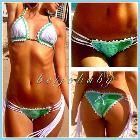 Beach Glass Bikini By Beijobaby On Etsy Bikinis Crochet Bathing